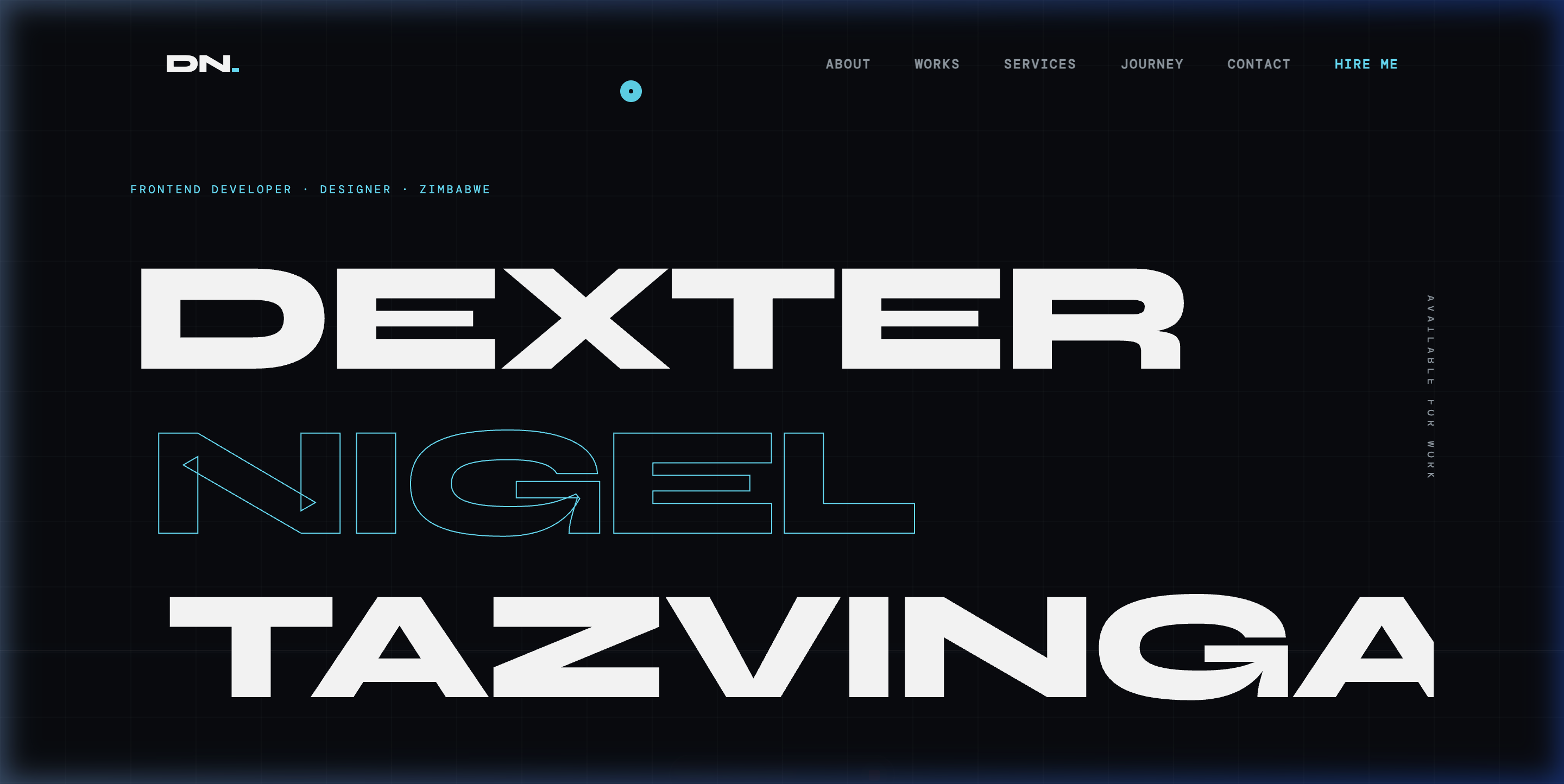 Nigel Tazvinga | Personal Portfolio